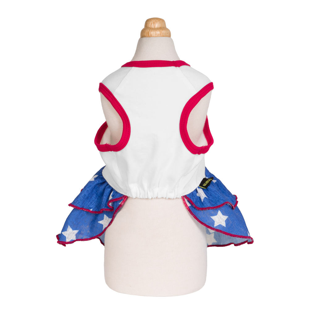 Patriotic Dog Tutu Dress | 4th of July Small Dog Outfit X-small Patriotic Dog Tutu Dress | 4th of July Small Dog Outfit X-small