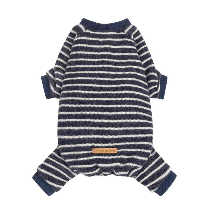 Stripe Knitted Dog Pajamas