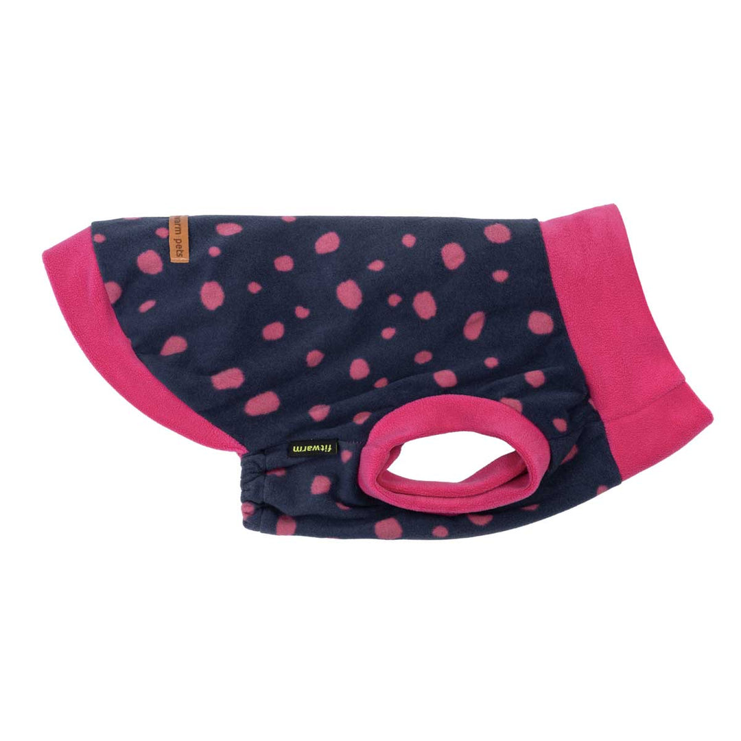 Side view of the cozy sweater for dogs