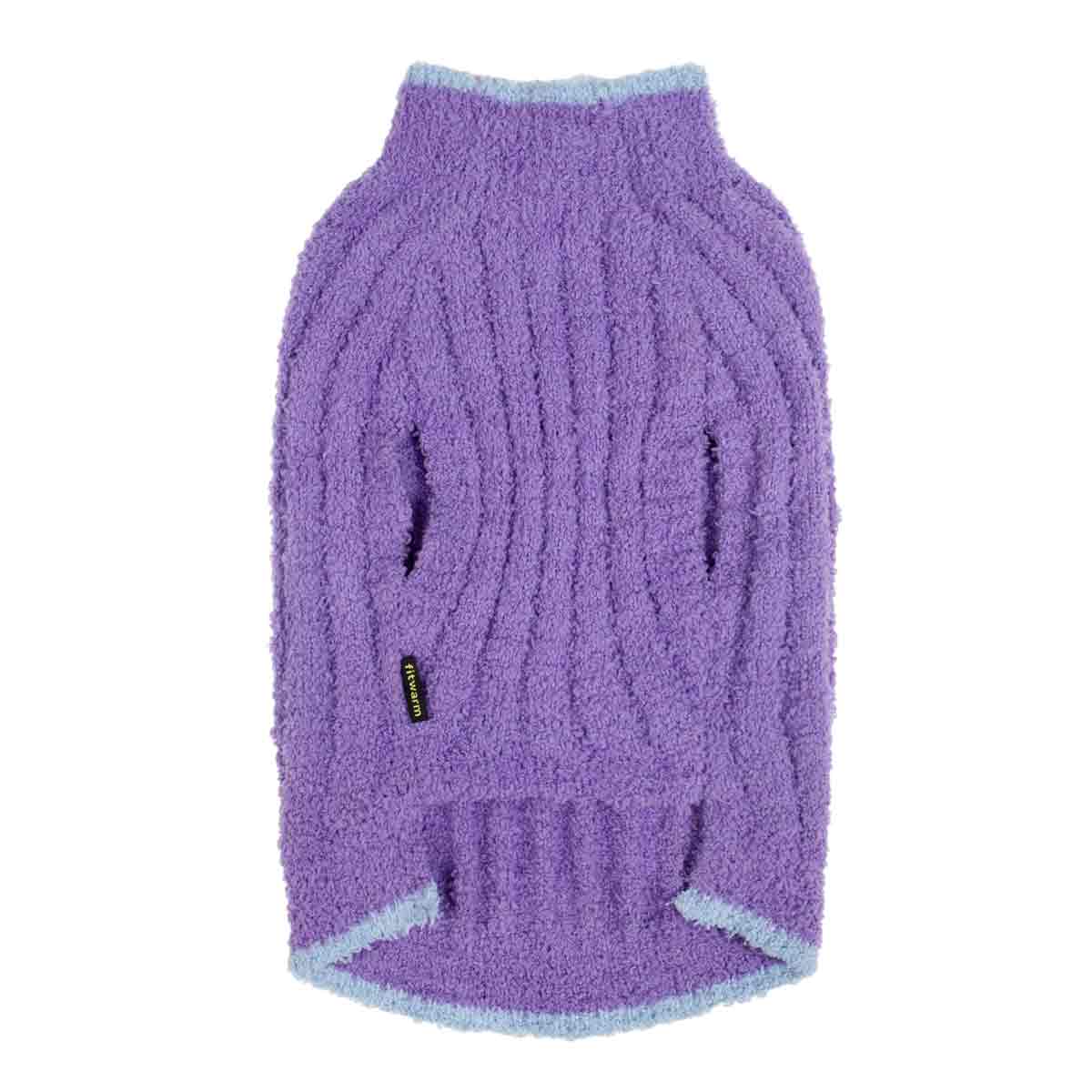 Cozy Knit Dog Sweater | Royal Blue, Periwinkle, Chocolate – Fitwarm