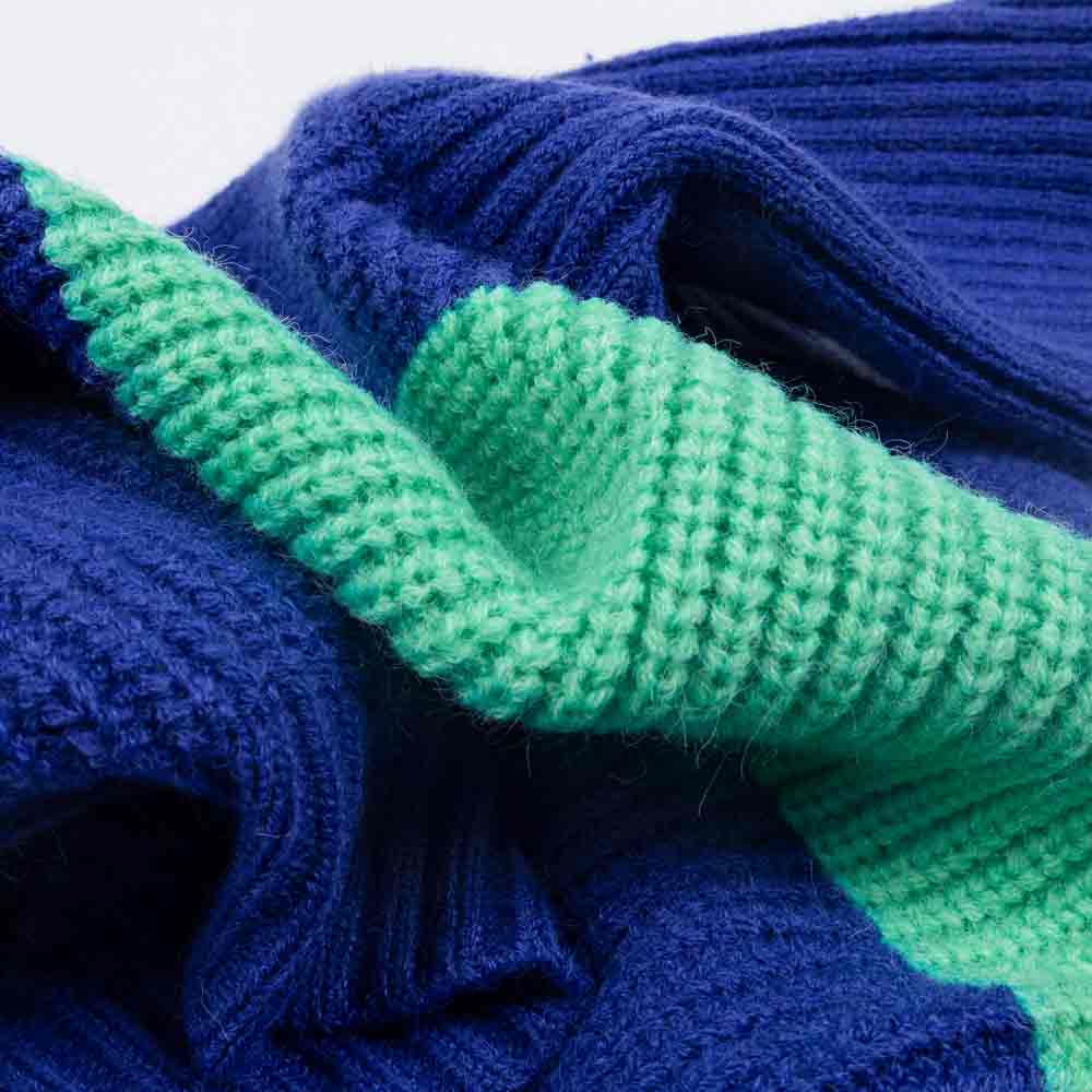 Color Block Dog Sweater | Cozy Turtleneck Knitwear – Fitwarm