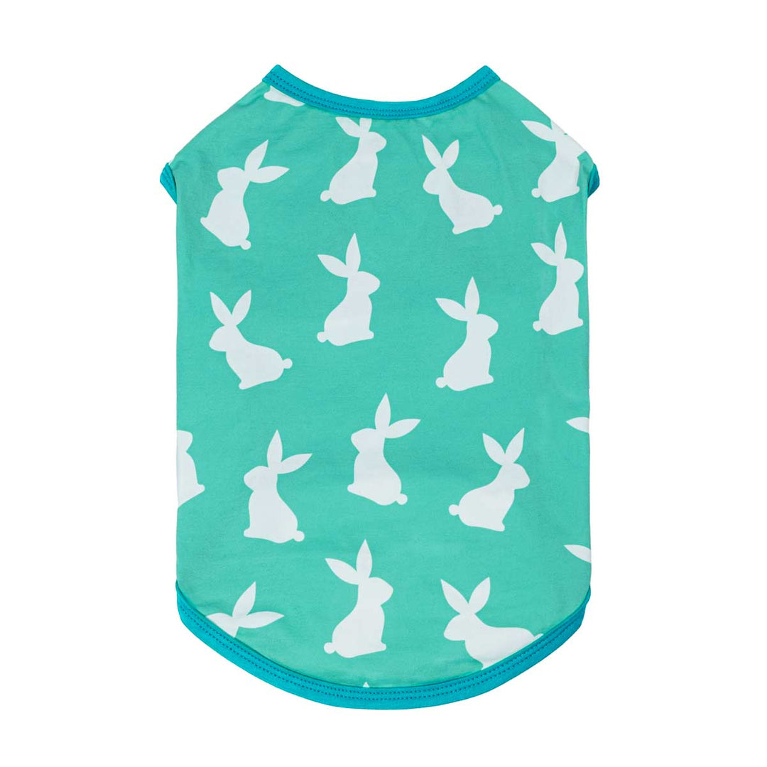 Easter dog shirt with adorable bunny prints