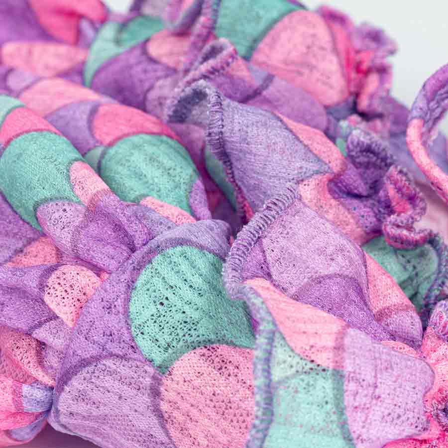 mermaid scale dress Ruffled Mermaid Scale Dog Dress