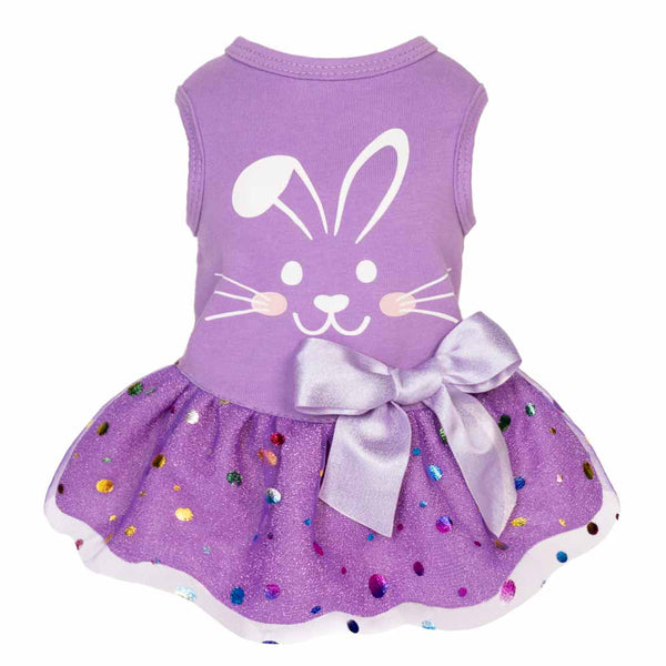 Easter Bunny Tulle Dog Dress