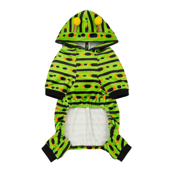 Halloween caterpillar themed costume for dogs