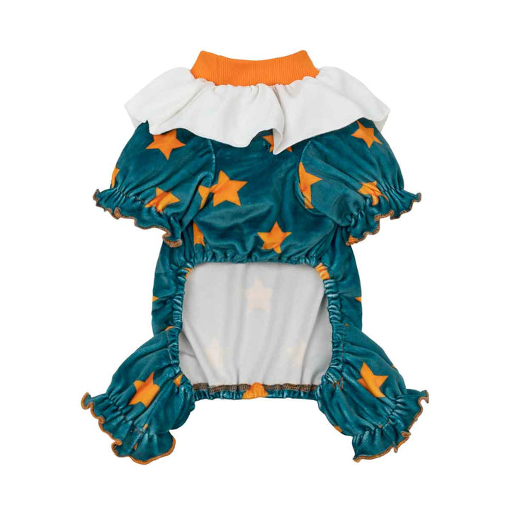 Funny dog clown costume, spcially design for Halloween