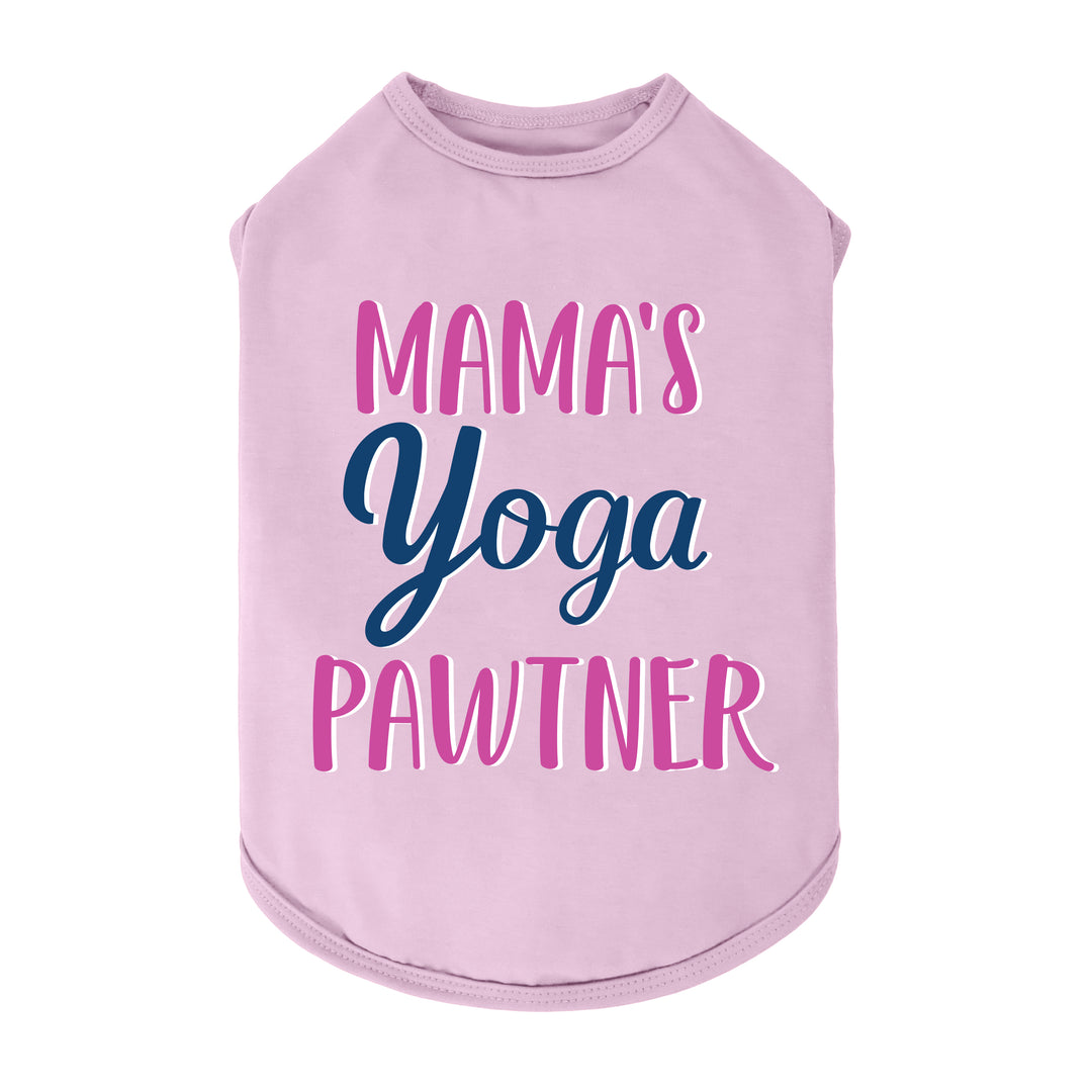 Funny Mama's Yoga Pawtner Dog Shirt - Fitwarm Dog Clothes