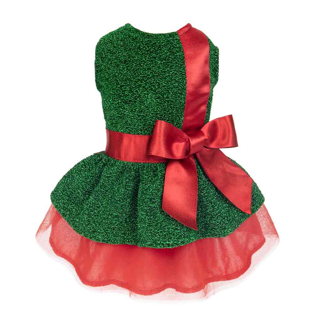 Funny Christmas Dog Dress | Gift Pet Outfit Green / X-small Funny Christmas Dog Dress | Gift Pet Outfit Green / X-small