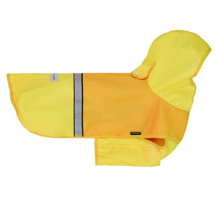 Yellow Color Block Raincoat for Dogs - Fitwarm Dog Raincoat