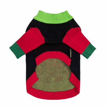 Christmas Rock - Dog Pajama with Red Neck & Trim/Sleeves