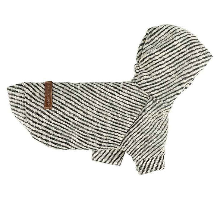 Stylish Striped Dog Hoodie - Fitwarm Dog Clothes