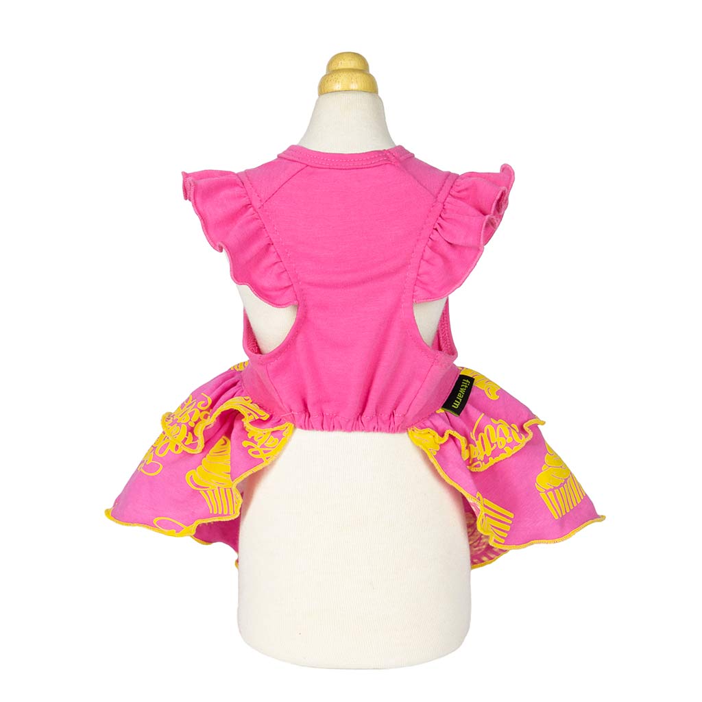 Pink Happy Birthday Dog Dress - Fitwarm Dog Clothes