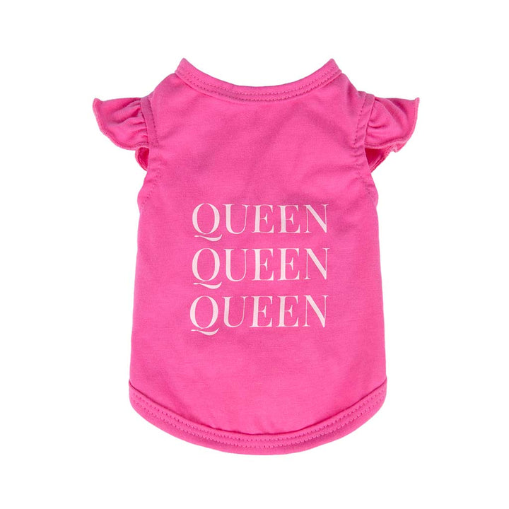 Pink Queen Dog Shirt - Fitwarm Dog Clothes