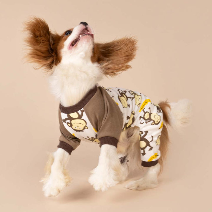 Monkey Dog Onesie for King Charles Spaniel - Fitwarm Dog Clothes