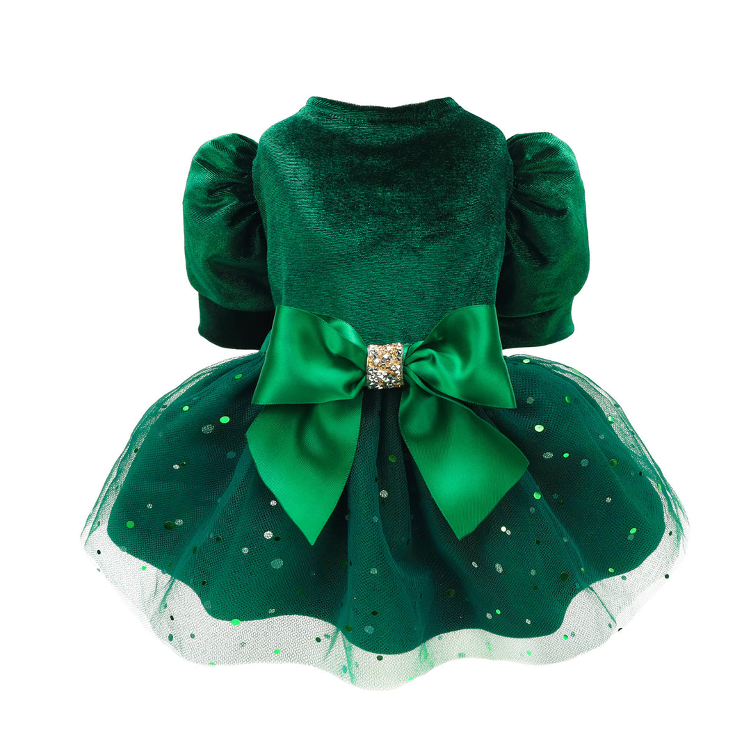 dog green dress Love Story Sage Green Pleated Chiffon Dress