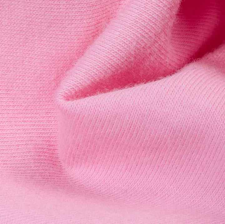 Close-up of pink fabric texture
