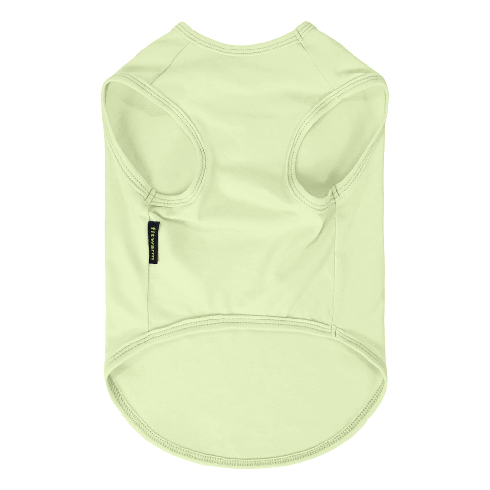 Light green shirt for dogs on a white background