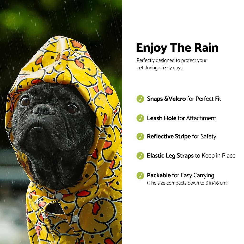 Raincoats for Dogs - Duck Raincoat - Fitwarm