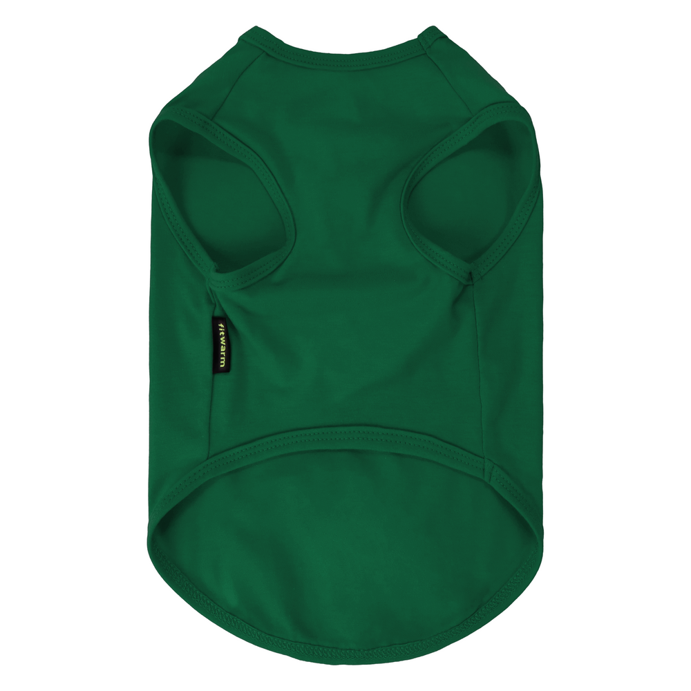 Green Christmas shirt for dogs show on a white background