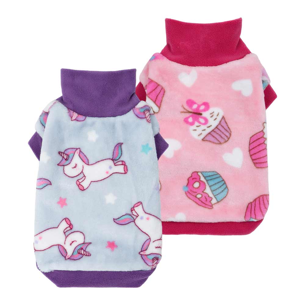 Hundepullover Mit Kapuze – Fleece, Warm, Für Kleine Hunde (Rosa, XS), Maschinenwaschbar