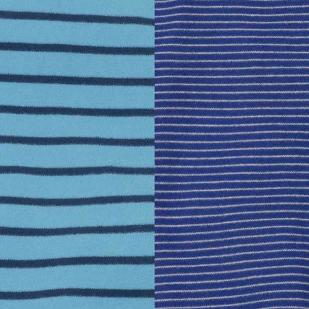 2 Pack Striped Mock Neck Dog Pajamas