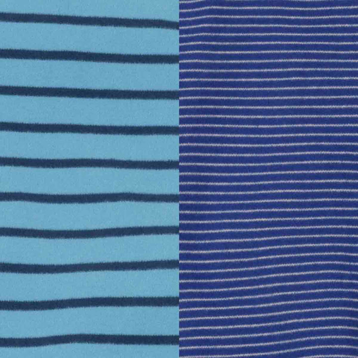 2 Pack Striped Mock Neck Dog Pajamas
