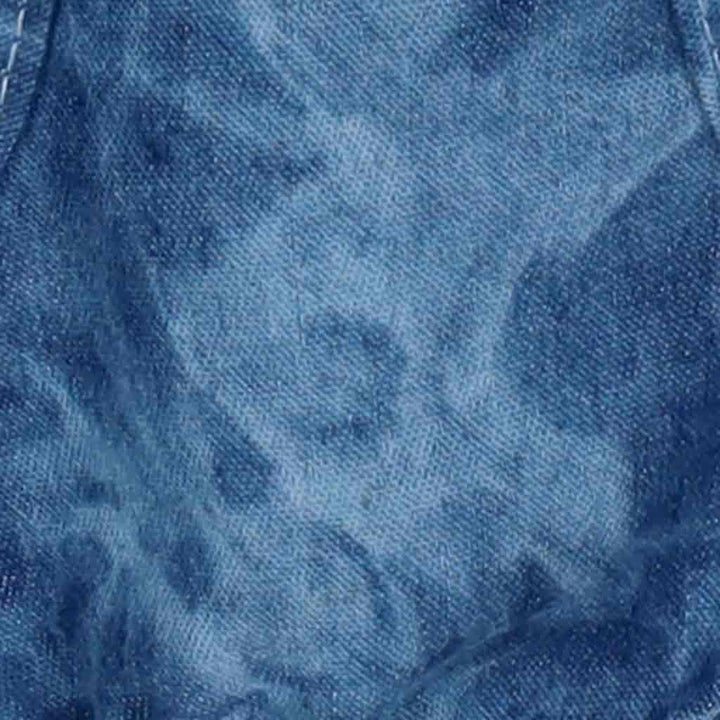 Ruffled Blue Denim Dog Dress - Fitwarm Dog Clothes