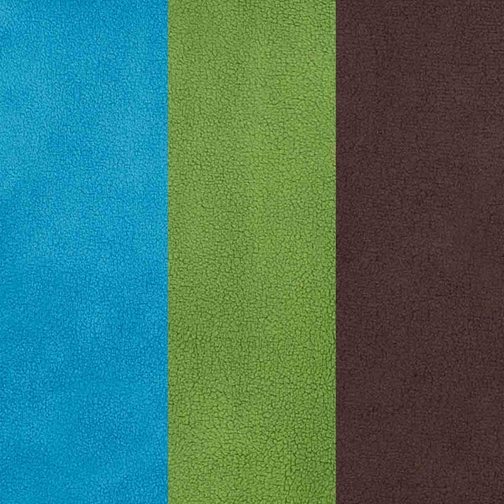 Three color swatches arranged in a square grid