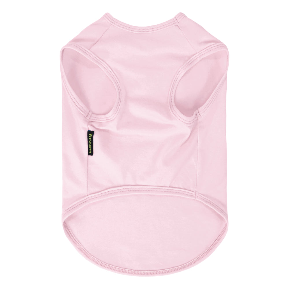 Pink shirt for dogs show on the white background