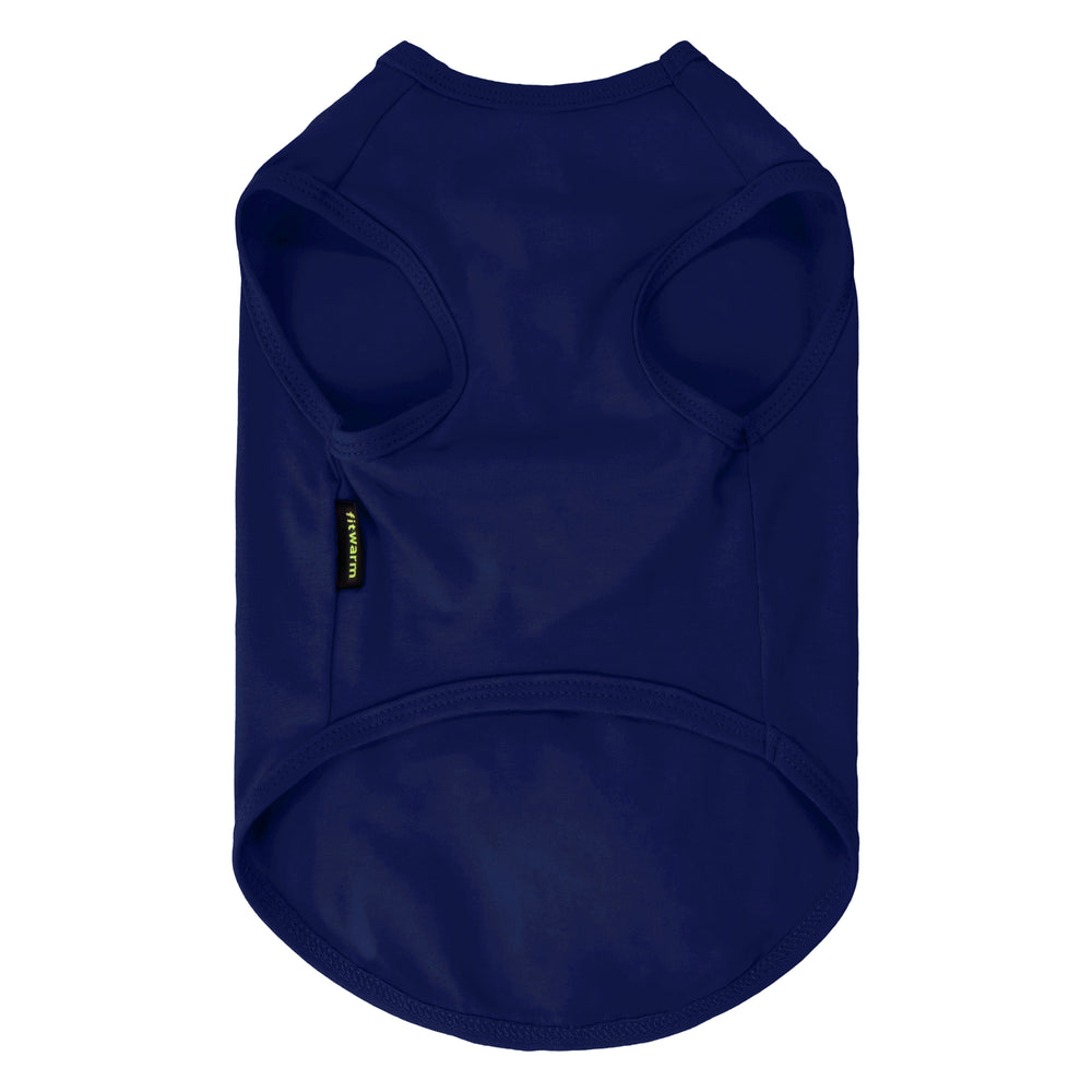 Navy shirt for dogs on a white background