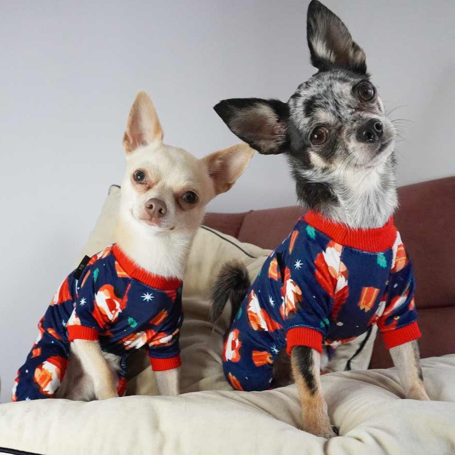 Dog Clothes Chihuahua Print Pajamas Dog Chihuahua Bodysuit Pyjamas