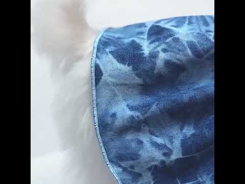 Maltese in a Tie Dye Dog Dress - Fitwarm Dog Clothes