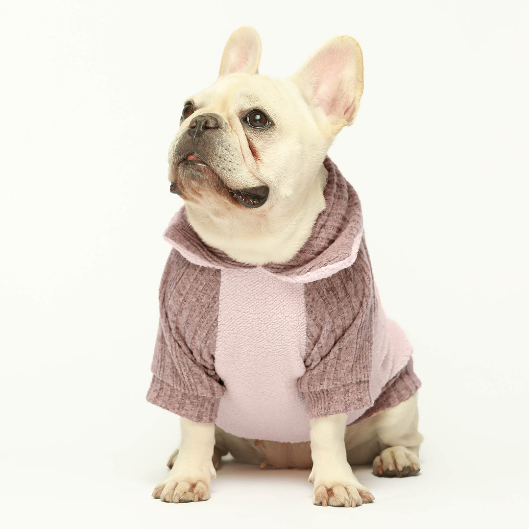 Lapel Collar Fleece dog clothing