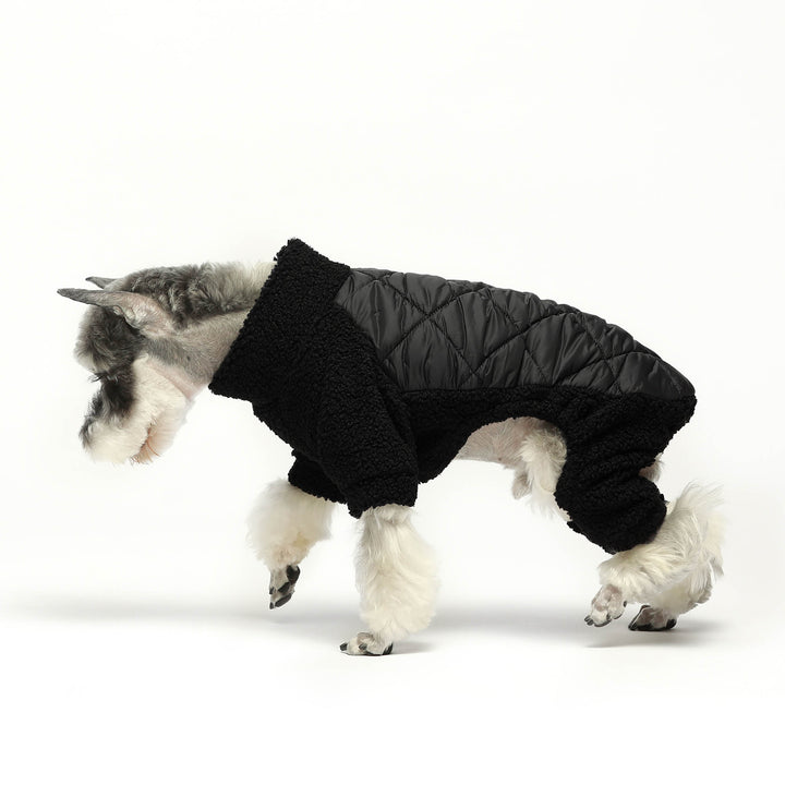 Argyle Turtleneck Puffer dog clothing