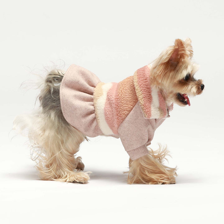 Turtleneck Dog Sweater Dress