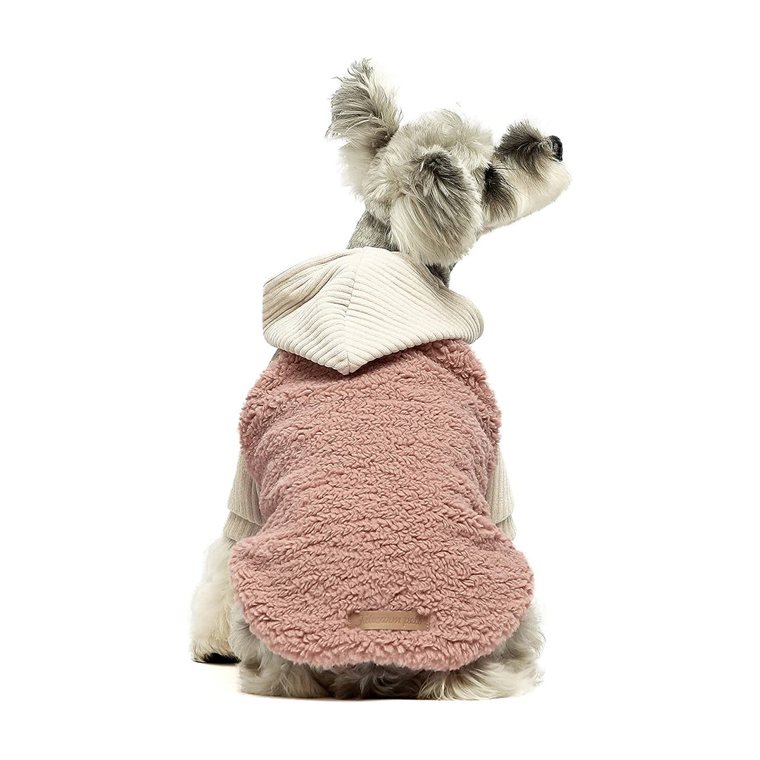 Velvet Thermal Pink dog clothing
