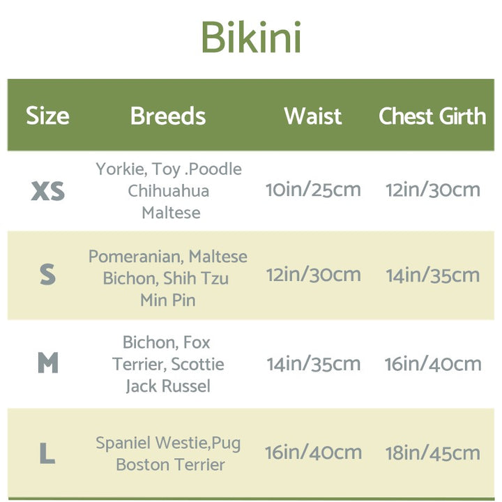Fitwarm Size Chart