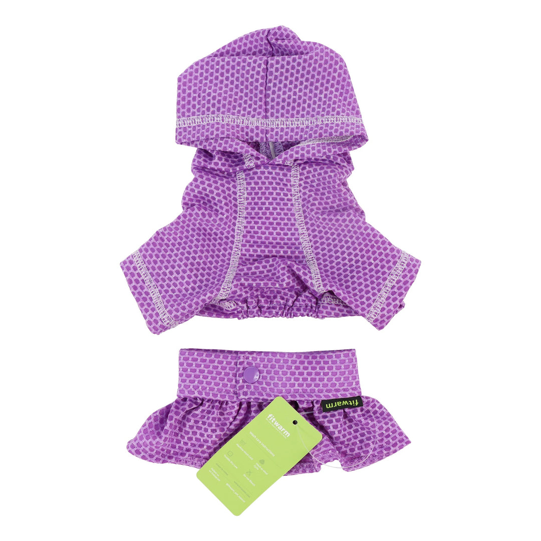 2 Piece Athleisure Lightweight Hooded dress for dogs