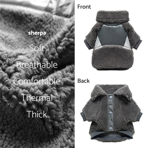 Turtleneck Reflective Winter dogs clothes