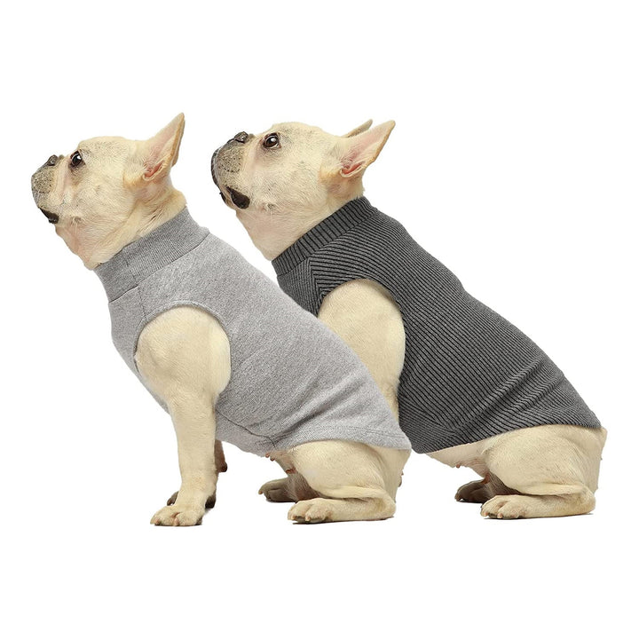 2-Pack Turtleneck Dog Sweater