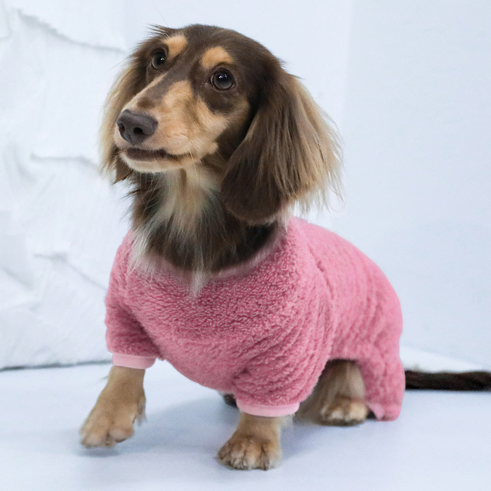 Fuzzy Velvet dachshund clothing