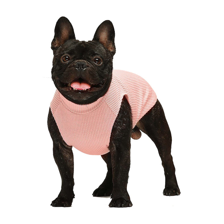 2-Pack Turtleneck Dog Sweater Red-Pink