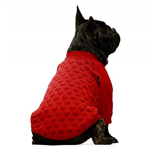 Red Heart Love french bulldog clothes