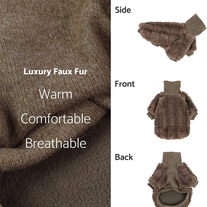 Luxury Faux Furred dog apparel