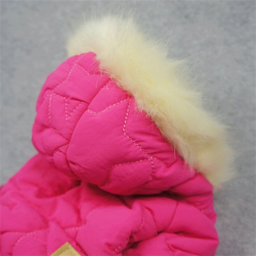 Pink Thck dog jacket