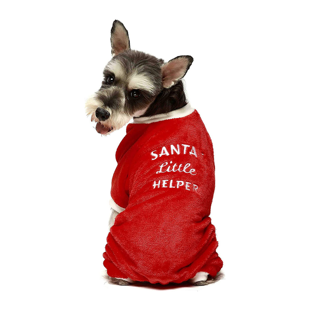 Santa's Helper Christmas schnauzer clothes