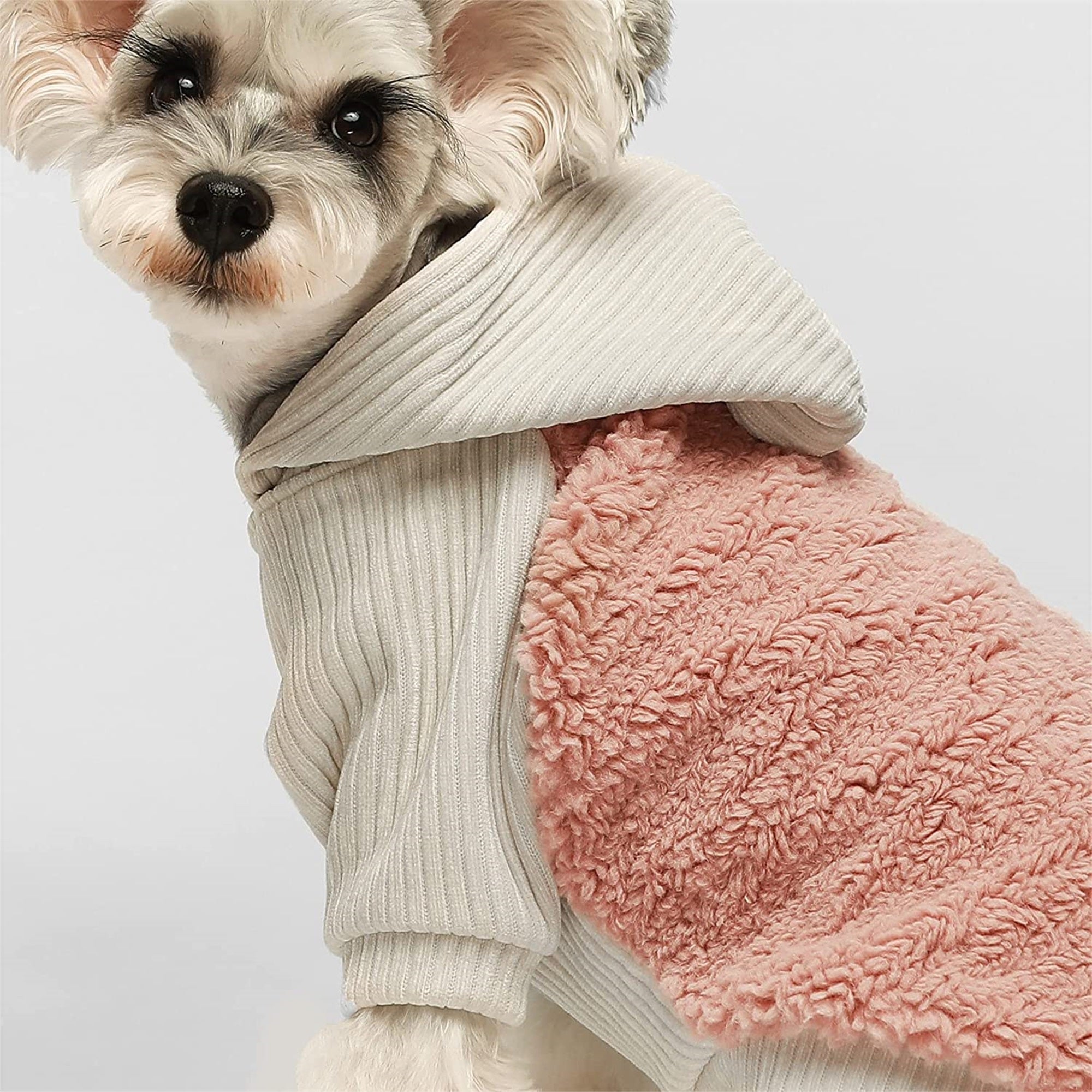 Fitwarm Hundepullover Mit Blumenmuster – Thermo-Sweatshirt Für Kleine Hunde – Größe XXL (ca. 58 Cm Brust) – Pink/Weiß