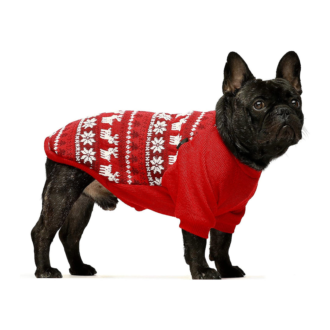 Snowflake Christmas french bulldog clothes