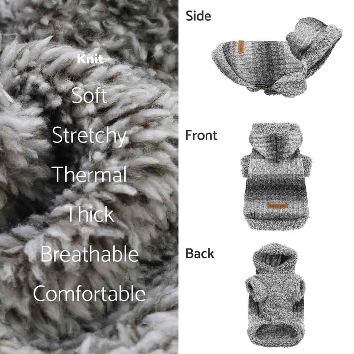 Fuzzy Dog Vest designer dog clothes