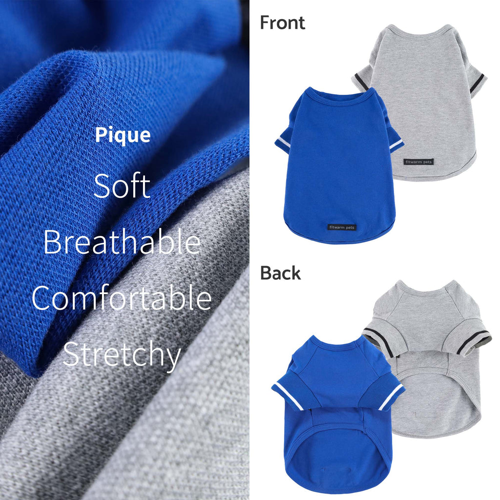 2 Pack Blank Polo Dog Shirt Fitwarm